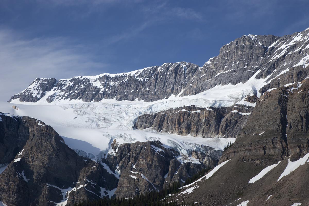 Crowfoot Glacier, Canadian Rockies – Geology Pics