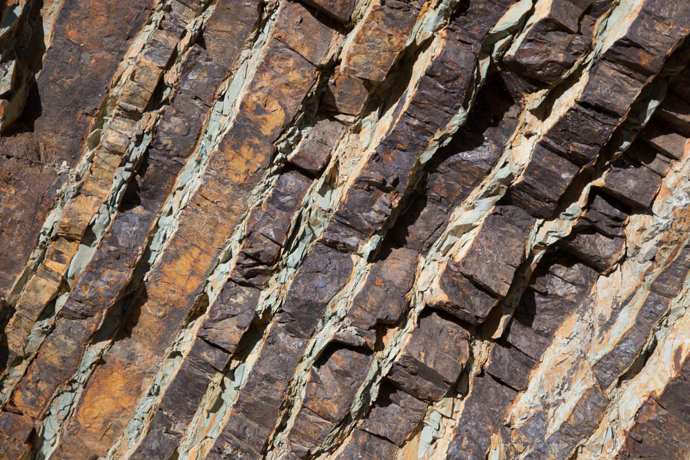 Radiolarian Ribbon Chert California Vertical Geology Pics