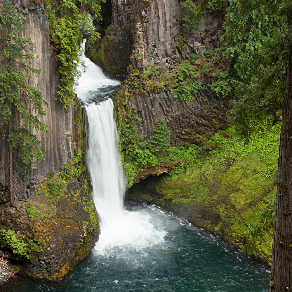 Tokatee Falls, Oregon (square) – Geology Pics