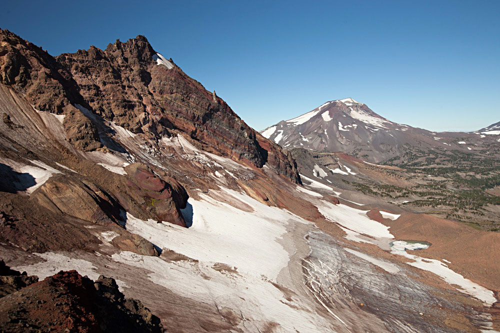 Bend Glacier and Oregon Cascades Geology Pics