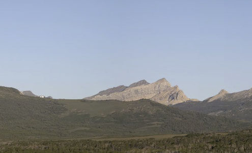 Chief Mountain Klippe, Glacier National Park, Montana and mounta