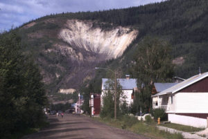 Landslide scar