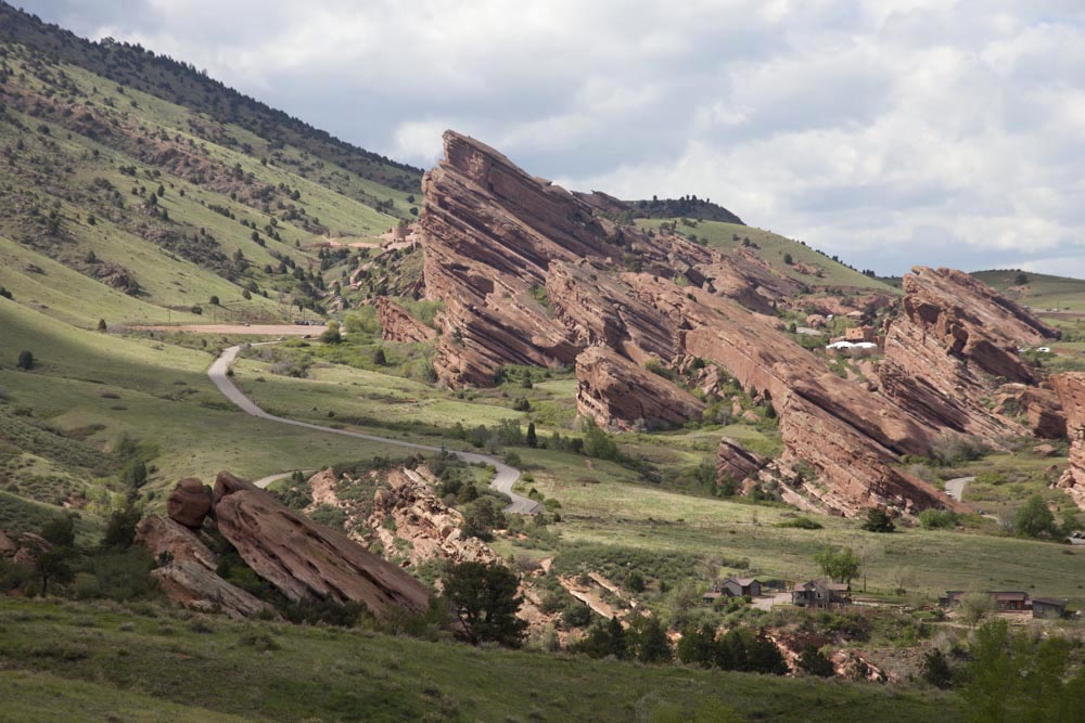 Hogback and tilted sandstone, Colorado – Geology Pics