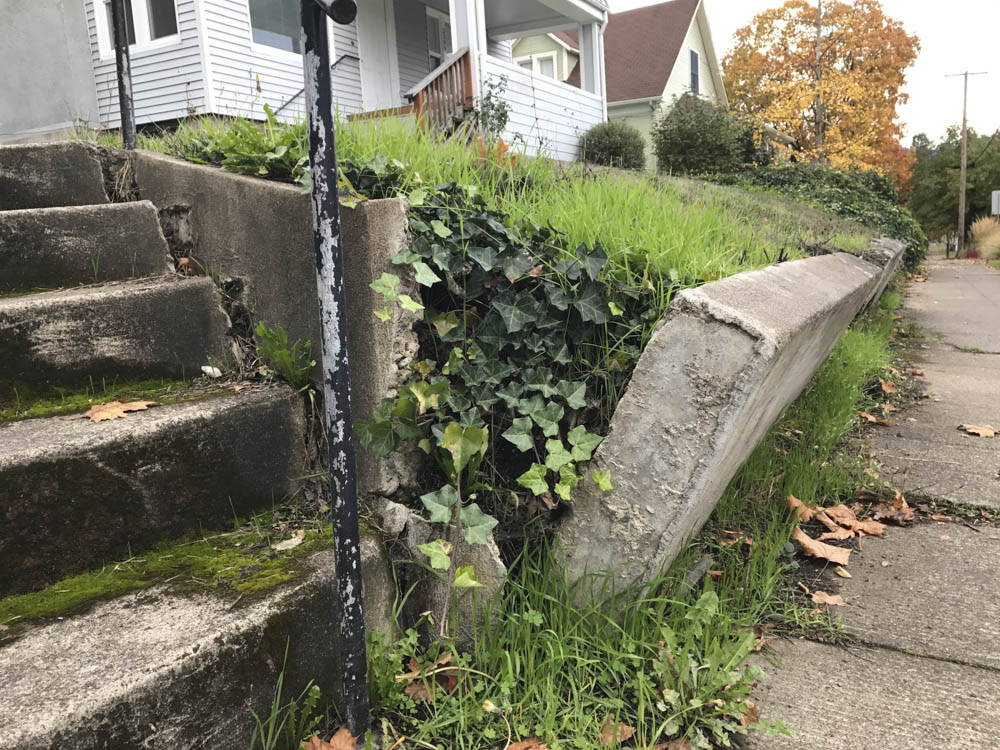 Soil Creep Gravestone