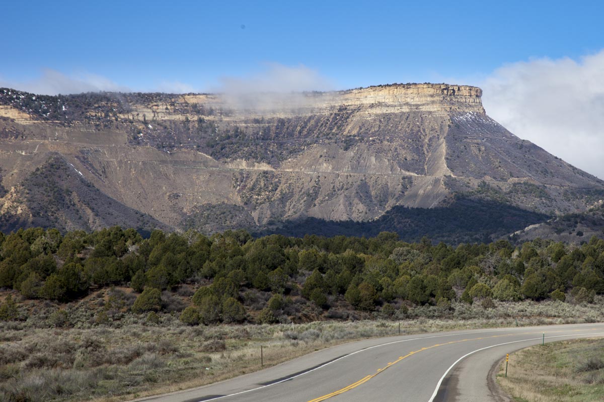 Sandstone-capped mesa, Mesa Verde, CO – Geology Pics