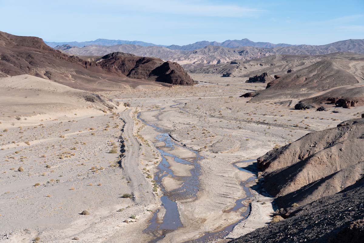 Desert River Amargosa River Se California Geology Pics
