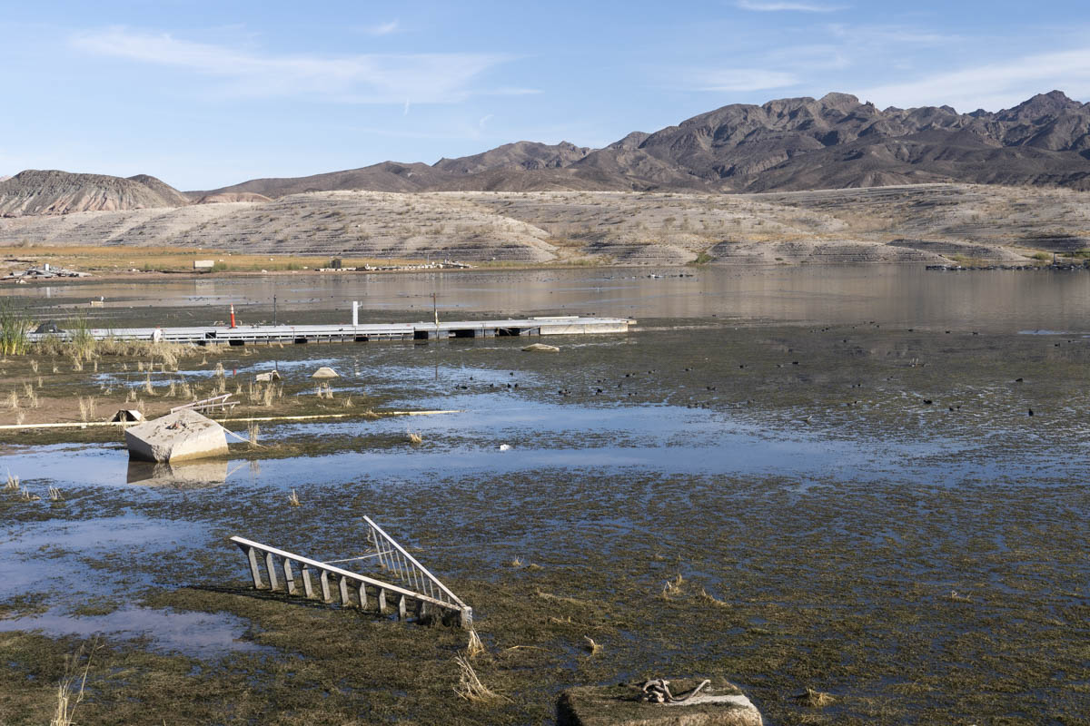 stranded boat dock, Lake Mead, Nevada – Geology Pics